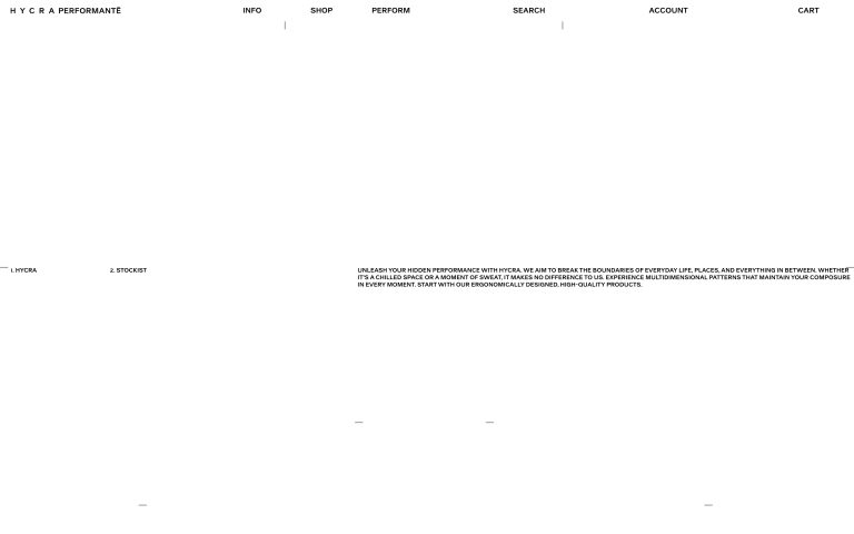 HYCRA PERFORMANTE